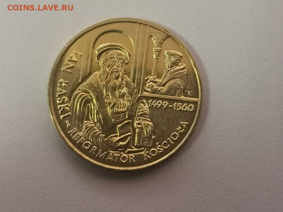 2 злотых Польша 1999 Ян Лаский, до 08.09 - 1999 Ян Лаский-1