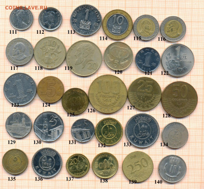 монеты разные от 1 шт., до ухода в архив - 5 111 140 001
