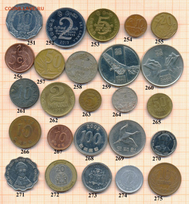монеты разные от 1 шт., до ухода в архив - 10 251 275 001