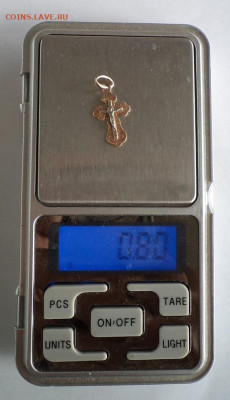 крест 585 , вес 0,8 г., до 07.09.2023 г. в 22.00 по Москве - 6о