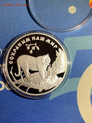3 руб 1996  Сохраним наш мир Амурский тигр до 10.09 - Sr6afTmacXg