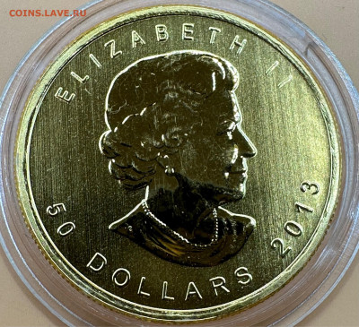 50 долларов 2013 Кленовый лист . Канада. Короткий. 7.09.23 - image-06-09-23-08-08