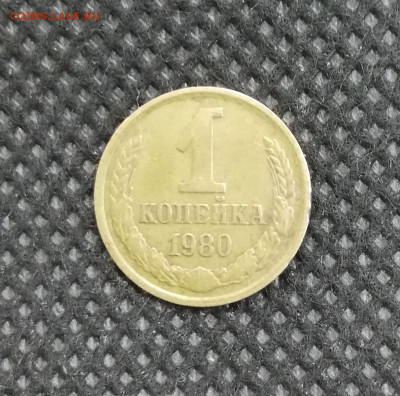 1 копейка СССР 1980 года. (с длинными остями). - IMG_20230908_102633