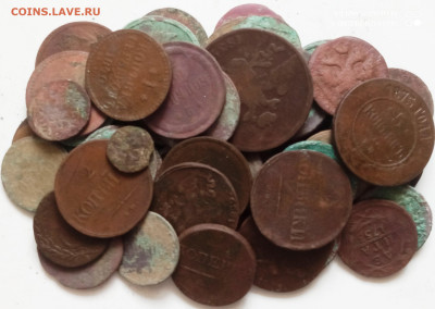 50 нечищеных монет Имп. №3. До 11.09.2023 в 22-00 по мск. - 3 лот 50 шт. 2