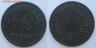 Нотгельды Германии. Обзорная тема. - 50 пф. 1918г. Фуртванген.JPG