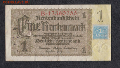 Германия 1948 1 марка до 15 09 - 31