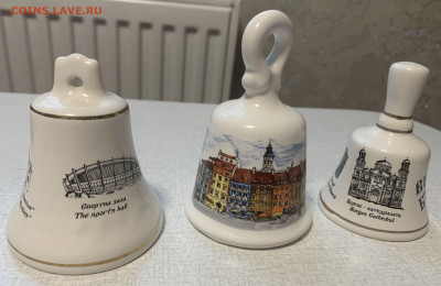 Фарфоровые колокольчики 3 шт.,с 200 руб.,до 14.09.23г. - IMG_8699
