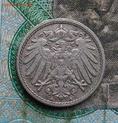 Германия 5 пфеннигов 1911 года до 14.09.2023 - IMG_20230911_182812