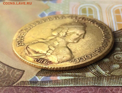 5 рублей 1778 года. Золото. Оценка. - 46