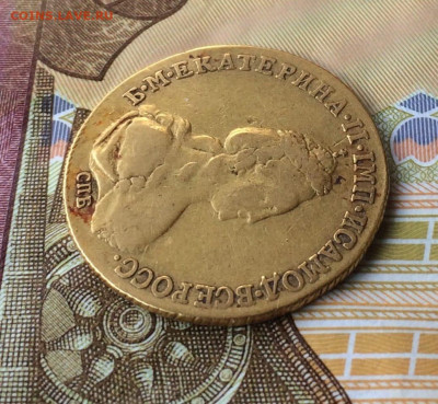 5 рублей 1778 года. Золото. Оценка. - 42