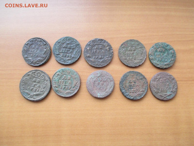 Денга 1730-1751.  10 монет из комплекса.  16.09 - IMG_0921.JPG