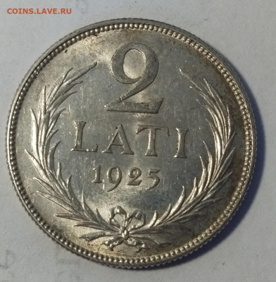 Латвия 2 лата 1925 - 2-1