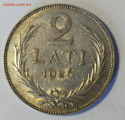 Латвия 2 лата 1926 - 4-1