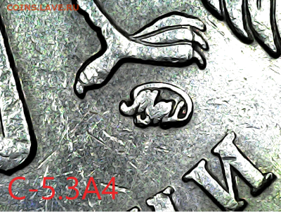 5 руб 2009м.Старый тип. Вся линейка. - с-5.3А4