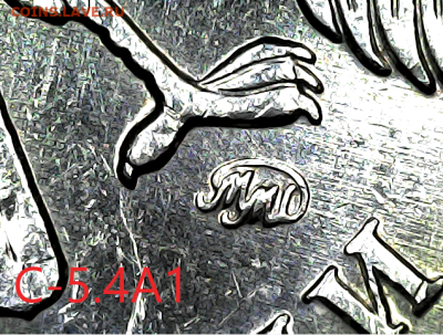 5 руб 2009м.Старый тип. Вся линейка. - с-5.4А1