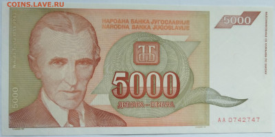 Югославия 5000 динаров 1993 до 22.09.23 в 22.00 мск - IMG_20230912_175920