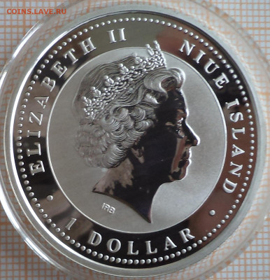 Ниуэ 1 доллар 2008 г.,везение, до 27.09.2023 г. в 22.00 по М - Ниуэ 1 доллар 2008 крыса везение2