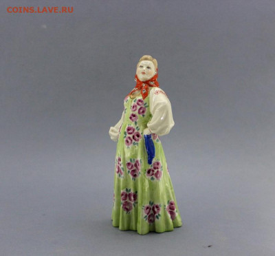 Фарфоровая статуэтка ,, Плясунья ,, Дулево 1954 г - 1970.JPG