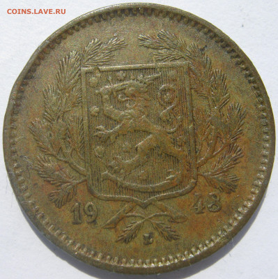 Финляндия 5 марок 1948 L герб лев на сарацинской саб до 27.9 - IMG_6365.JPG