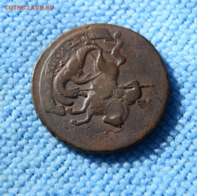 2 копейки 1758г перечекан с облочной копейки - 58.3.JPG