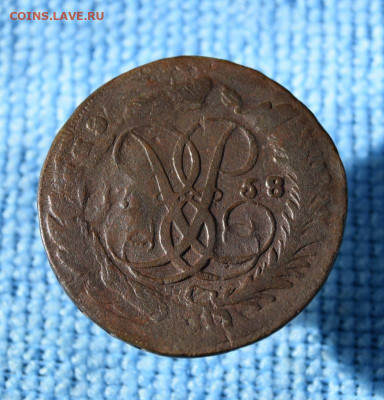 2 копейки 1758г перечекан с облочной копейки - 58.2.JPG