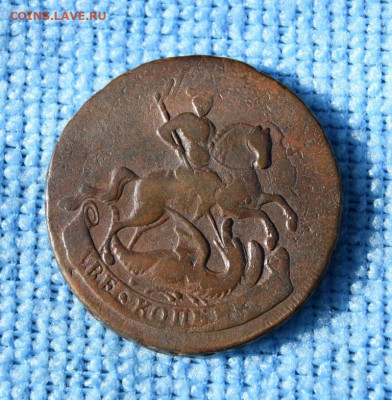 2 копейки 1758г перечекан с облочной копейки - 58.1.JPG