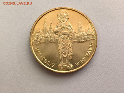 2 злотых Польша 2000 Вроцлав, до 01.10 - 2000 Вроцлав-1