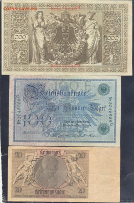 Германия 20  марок 1929 г. 30.09. 23 г. 22 -00 МСК. - 44
