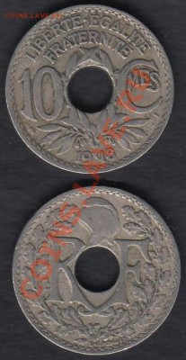 Франция 10 сантимов 1918 до 30.12.2011 21-30 - Франция 10 сантимов 1918