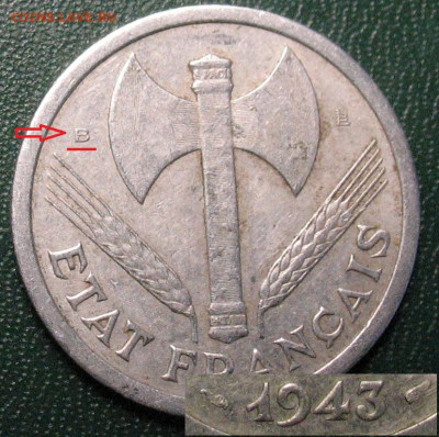 д Бомон-ле-Роже редкая до 01.10 - 2 франка 1943B_3