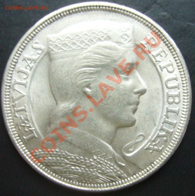 Латвия 2 лата 1925г UNC - P1090986.JPG