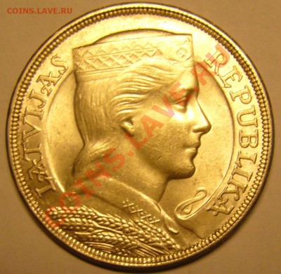 Латвия 2 лата 1925г UNC - P1090989.JPG