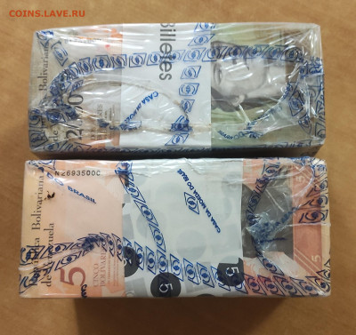 5 и 2000 боливар Венесуэла два блока UNC до 30.09 в 22-00 - IMG_20230926_215731