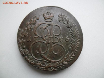 5 копеек 1786 года (вес 61,09) до 5.10 - 5 86 1 Т