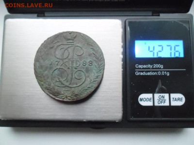 5 копеек 1788 года ( 42,76) до 5.10 - 5 88 3 Л