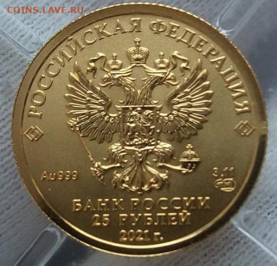 25 Рублей 2021 Победоносец 3,11 гр 999пр (1) UNC до 1.10.23 - IMG_20230930_164033