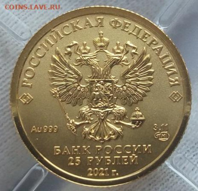 25 Рублей 2021 Победоносец 3,11 гр 999пр (1) UNC до 1.10.23 - IMG_20230930_164003