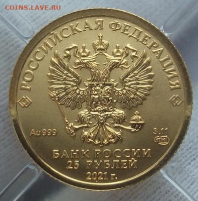 25 Рублей 2021 Победоносец 3,11 гр 999пр (2) UNC до 1.10.23 - IMG_20230930_163939