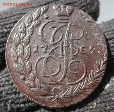 два ем пятака: 1782 и 1789 - 8
