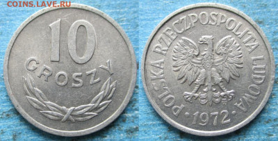 Польша 10 грошей 1972 до 07-10-23 в 22:00 - Польша 10 грошей 1972      6072