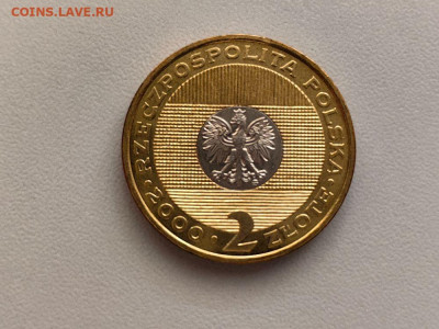 2 злотых Польша 2000 2000год, до 08.10 - 2000 2000год-2