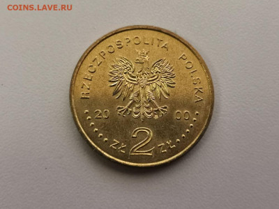 2 злотых Польша 2000 Декабрь 1970, до 08.10 - 2000 Декабрь 1970-2