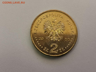 2 злотых Польша 2000 Солидарность, до 08.10 - 2000 Солидарность-2