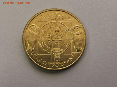 2 злотых Польша 2003 Познань, до 08.10 - 2003 Познань-1