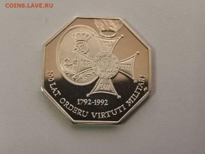 50000 злотых Польша 1992 200 лет ордену Виртути Милитари - ПНР 1992 Орден доблести -1