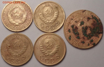 2 копейки 1929, 37, 40, 45 и 3 коп. 1927 года. До 05.10.23. - DSC01524.JPG