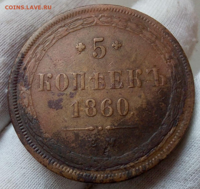 5 копеек 1860 ЕМ в коллекцию (3 монеты) - IMG_20231003_204945