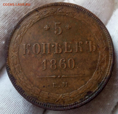 5 копеек 1860 ЕМ в коллекцию (3 монеты) - IMG_20231003_205257
