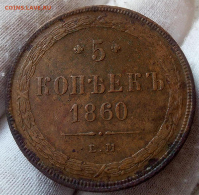 5 копеек 1860 ЕМ в коллекцию (3 монеты) - IMG_20231003_205228