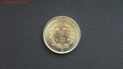 Турция 1 лира 2015 Кошка UNC до 07.10 - 20231005_182645